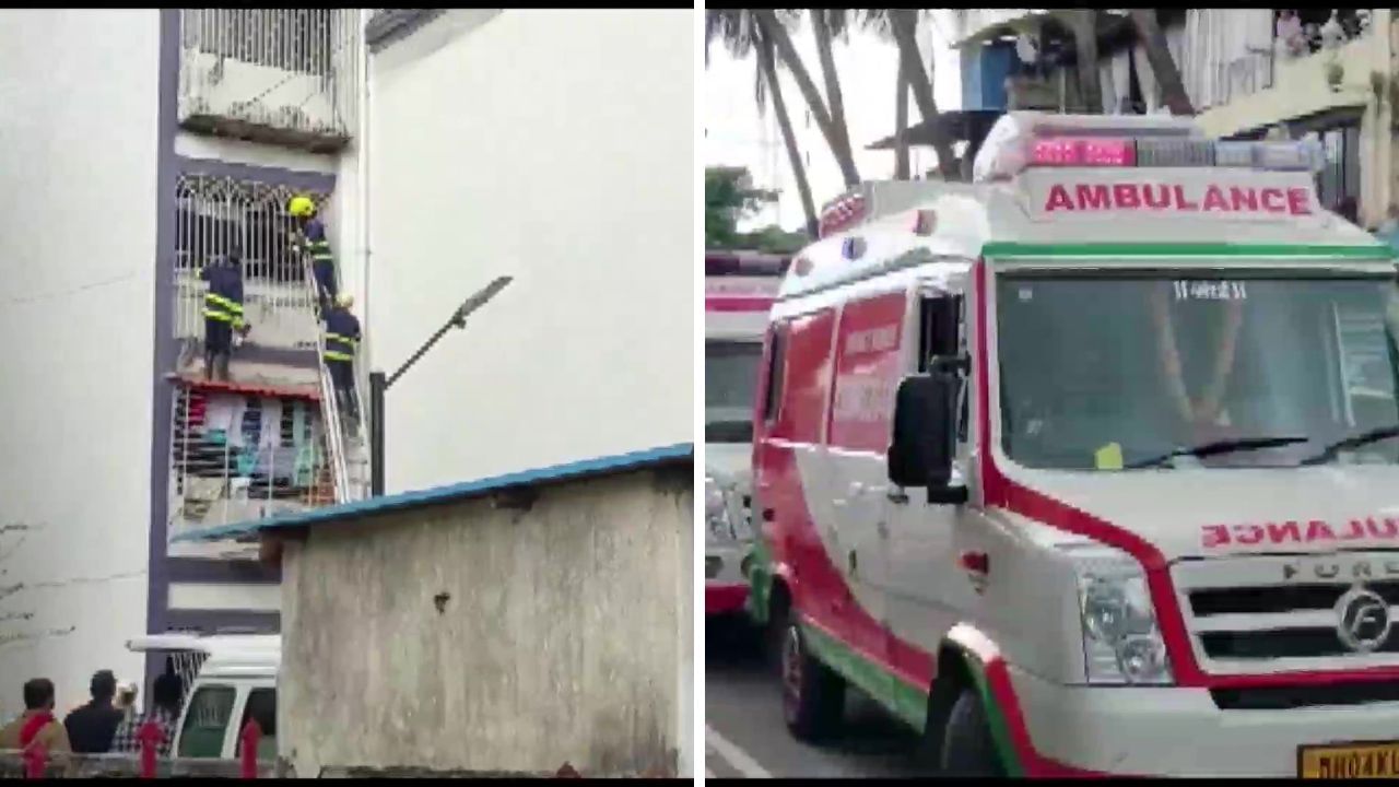 नवी मुंबईत छत कोसळले, अग्निशमन दलाचे जवान बचावकार्यात गुंतले, 7 जणांना रुग्णालयात दाखल
